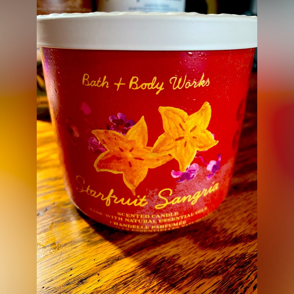 Star ⭐️ Fruit 🍉 Sangria Bath and Body Works candle